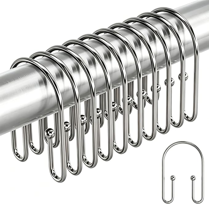 BBV Shower Curtain Hooks Rings - Image 6