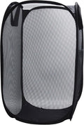 Sturdy Mesh Laundry Hamper Basket Bag, collapsible Pop up by HONOMA