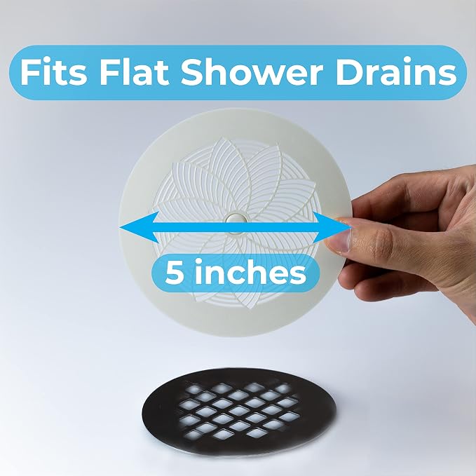 Disposable HairClaw 20 Pack | Flat Shower Drain Hair Catcher Strainer Trap | - Image 3