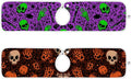 Halloween Leopard Skull Hands Sink Mat by Tatenale