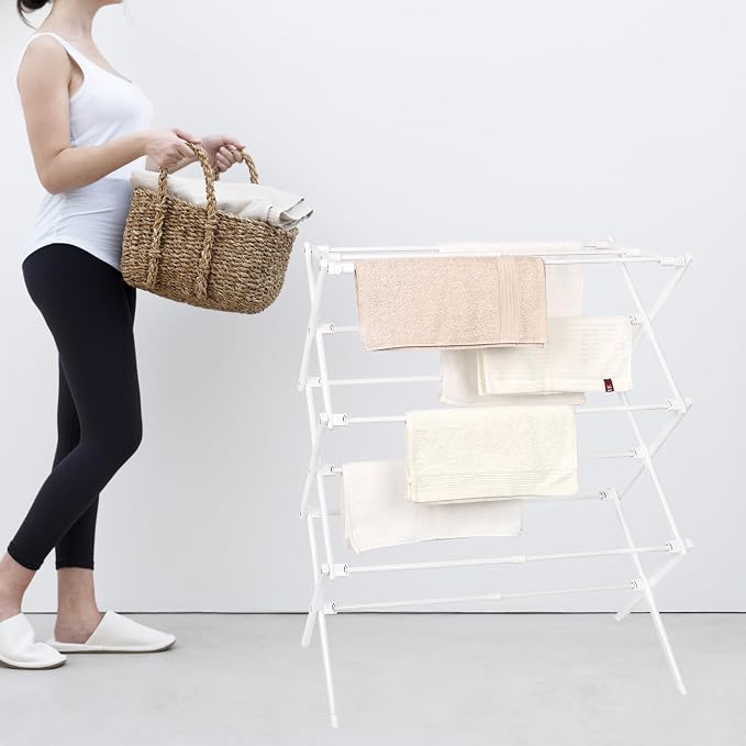ZOES HOMEWARE 2026 Enhanced Clothes Drying Rack | Foldable Drying Rack Clothing - Image 6