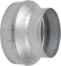 8" to 6" Inch Duct Pipe Adapter - Galvanized Steel HVAC Ducting Reducer for Ventilation - PVC Pipe, Hose Coupler - Heavy Duty Exhaust, Air Conditioner Fittings - Vent Flange Connector