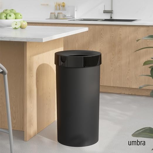Umbra Vento Kitchen Trash Can, Open Top 16.5 Gallon Garbage Can - Image 2