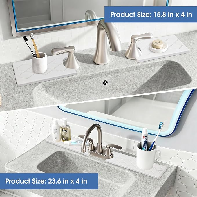 Kitchen Sink Mat, Stone Faucet Mat - Image 6