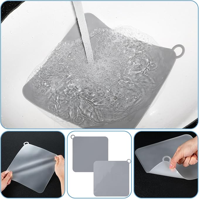 6 Pack Drain Covers for Bugs, 7.87 X 7.87 Inch, Anti Odor and Cockroach - Image 4