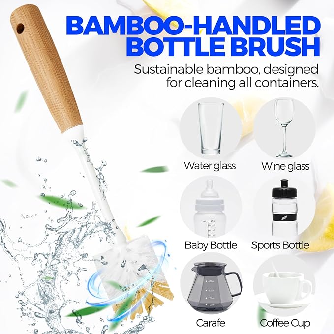 Holikme 5 Pack Dish Brush Set - Image 3