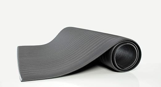 Guardian Air Step Anti-Fatigue Floor Mat, Vinyl, 6'x60', Gray, Reduces fatigue and discomfort, Can be easily cut to fit any space,Grey