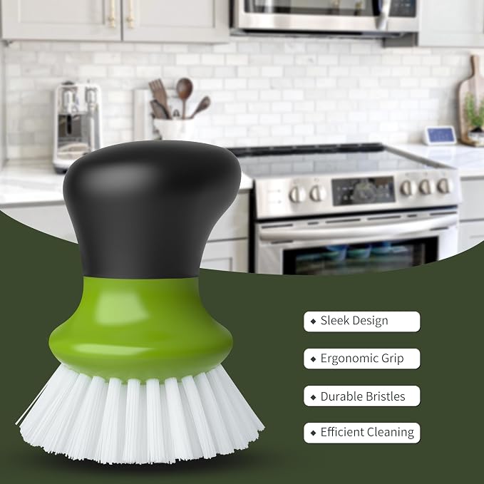 MR.SIGA Dish Scrub Brush, Palm Brush Dish Scrubber, sink cleaning, palm scrubber - Image 6