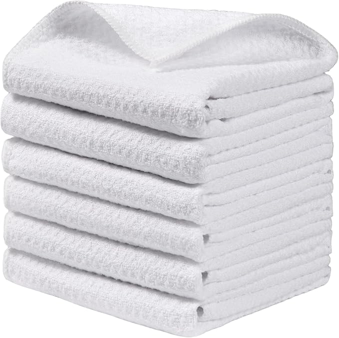 JOYMOOP Large Microfiber Waffle Weave Cleaning Cloth, Highly Absorbent Kitchen by JOYMOOP