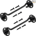 Privacy Hook and Eye Latch for Barn Door, Stainless Steel Gate Latch Barn Door by Rainspire