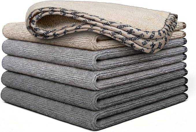 Chemical Guys, AllSwipe Multi-Purpose Microfiber Towels, 14 x 12, 6 Pack | by ChemicalGuys