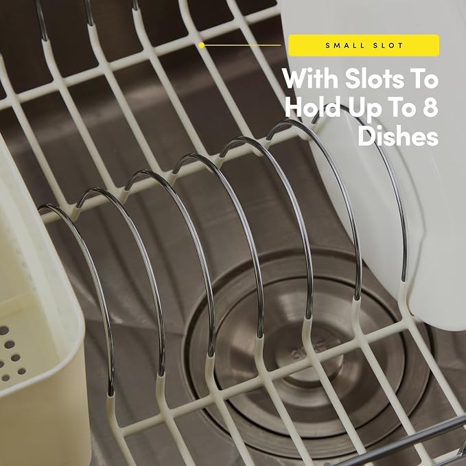 Dish Drying Rack & Cutlery Holder 2 Piece Set - Image 5