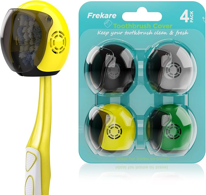 Frekare Toothbrush Covers Caps Brush Pod Case Protector by Frekare