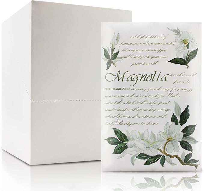 Fragrance Scented Sachet for Drawers and Closets Magnolia 12pcs by FeelFragrance