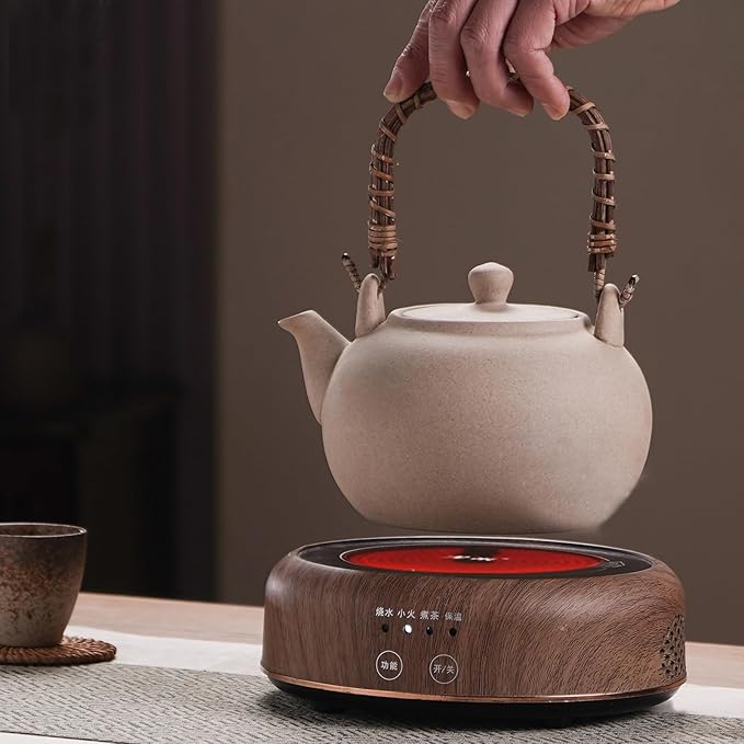 9 Pcs 3 Colors Rattan Metal Teapot Handle Bendable Teapot Handle Replacement for Ceramic Teapots, Japanese Wired Teapots