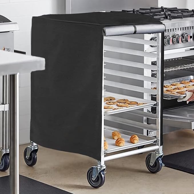 Grehge n Pan Rack Cover, 23x28x32in High Density Waterproof and Dustproof Bread Rack Cover, Bakery Single Rack Covers.