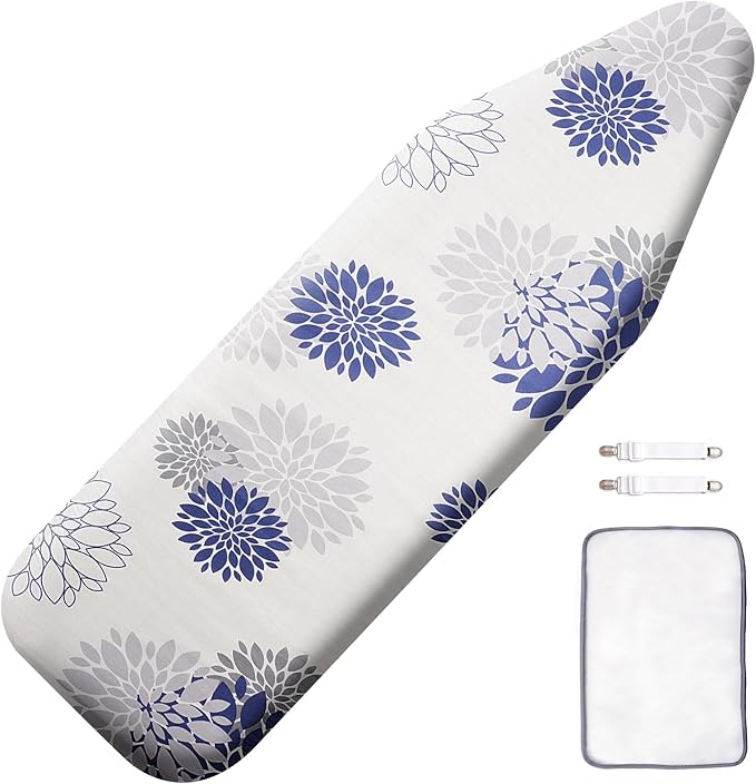 SheeChung Ironing Board Cover and Pad 18"x49", Wide Ironing Board Cover by SheeChung