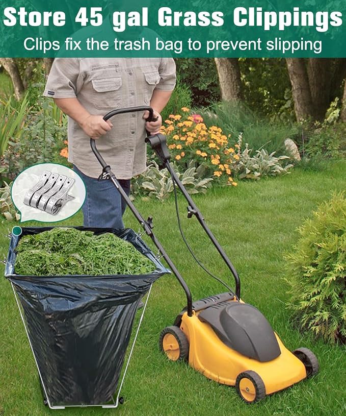 Outdoor Garden Trash Bag Holder Metal Lawn Leaf Bag Holder, Lawn Party - Image 5