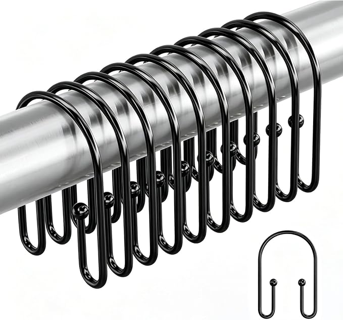 BBV Shower Curtain Hooks Rings - Image 6