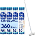 Large Lint Rollers for Carpet, 9.45'' Sticky Rollers for Floor by AlbatrossHealthNewEngland