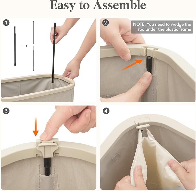 Lifewit Slim Laundry Basket - Image 4