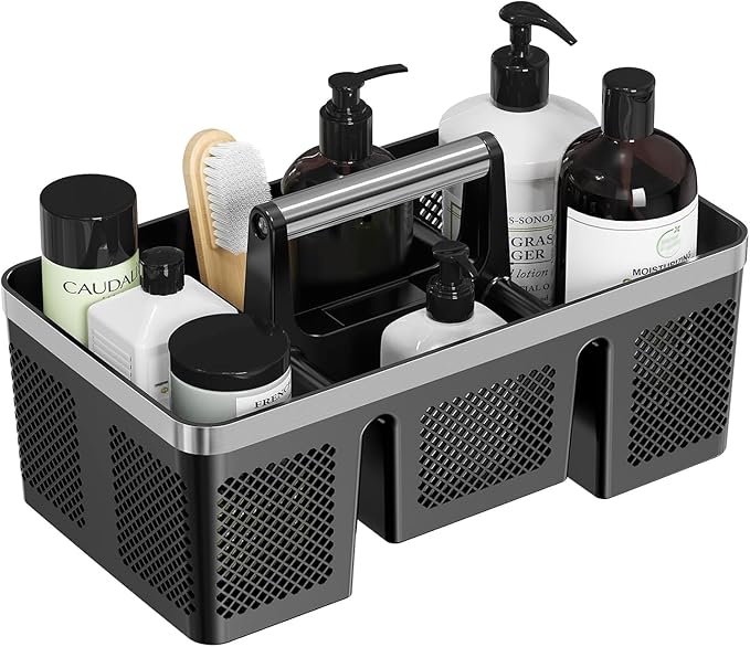 BYUNER Plastic Shower Caddy Dorm: Portable Cleaning & Shower Caddy by MakesYourHomeMoreOrganized