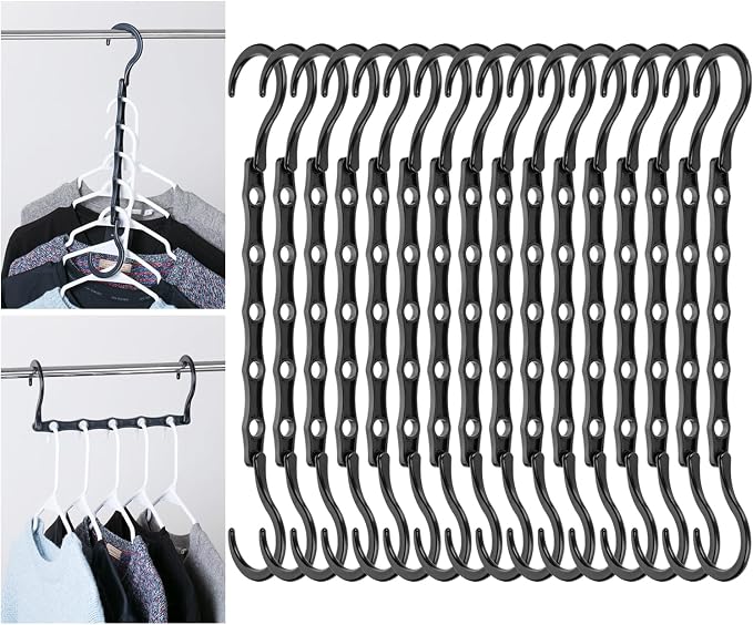 Mr. Pen- Space Saving Hangers, 360° Rotating Hooks | Magic Cascading Hanger by MrPen