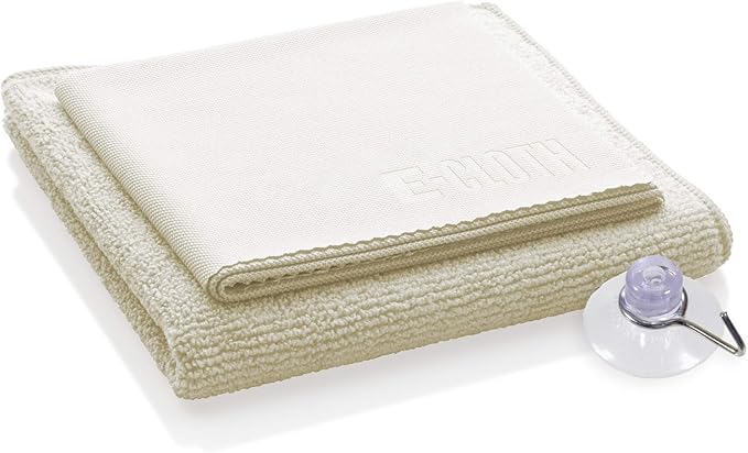 E-Cloth Shower Cleaning Cloth Kit, Reusable Towels by E-Cloth