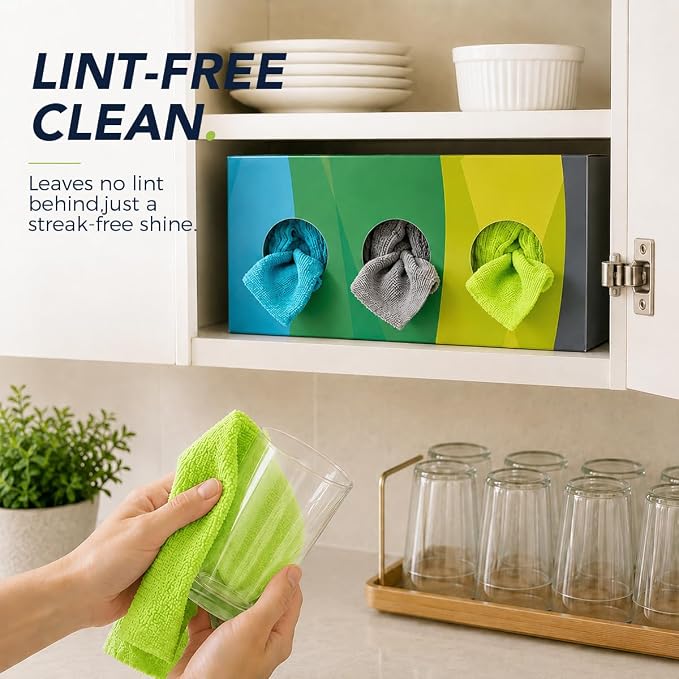 UNIMADE Microfiber Cleaning Cloth, 150 Pack Microfiber Towels - Image 3