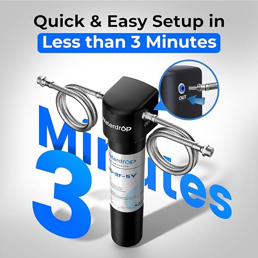 Waterdrop UA-5Y 5-Year Under Sink Water Filter System, Ultra Long Life | - Image 6
