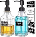 JASAI 2Pack Hand & Dish Glass Soap Dispenser by JASAIHOME