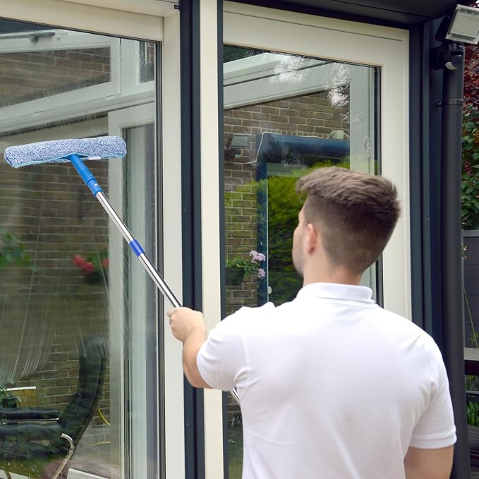 Window Cleaning Kit for Home and Commercial Use, 6 Ft Long Handle Professional - Image 8