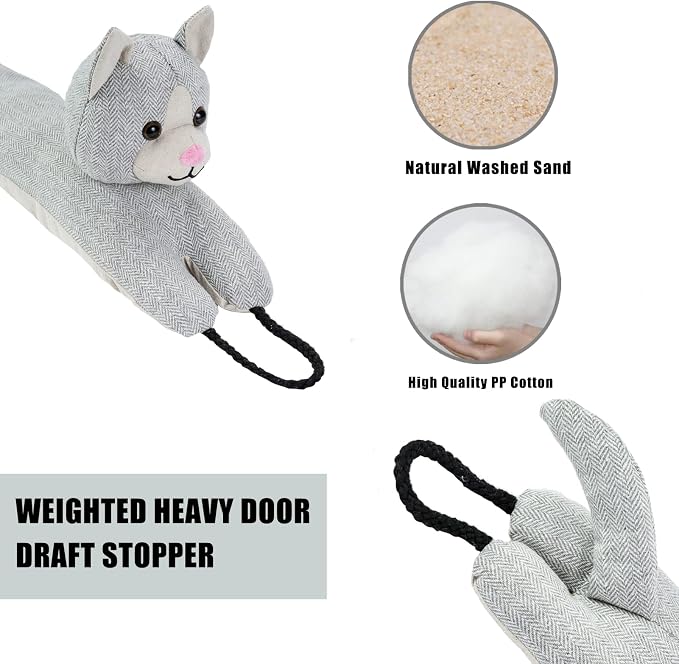 Under Door Draft Stopper Decorative Wind Stopper 30 inch - Image 4