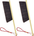 2 Piece Wooden Hand Broom, Dust Brush, Bench Brushes, Soft Bristles, Long by HIQU+and+HIST