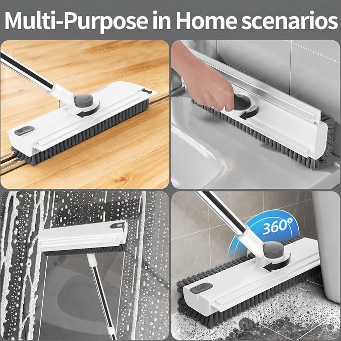 3 in 1 Floor Scrub Brush, Floor Scrubber - Image 7