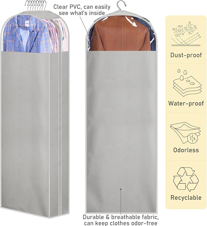 MISSLO 10" Gusseted Garment Bags - Image 5