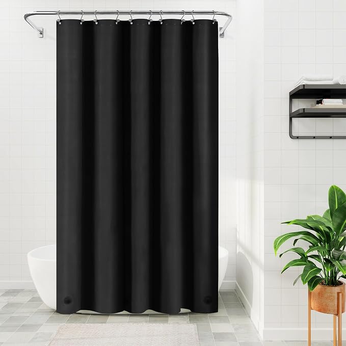 Barossa Design 54W x 78H Stall Shower Curtain Liner PEVA Plastic by BarossaDesign