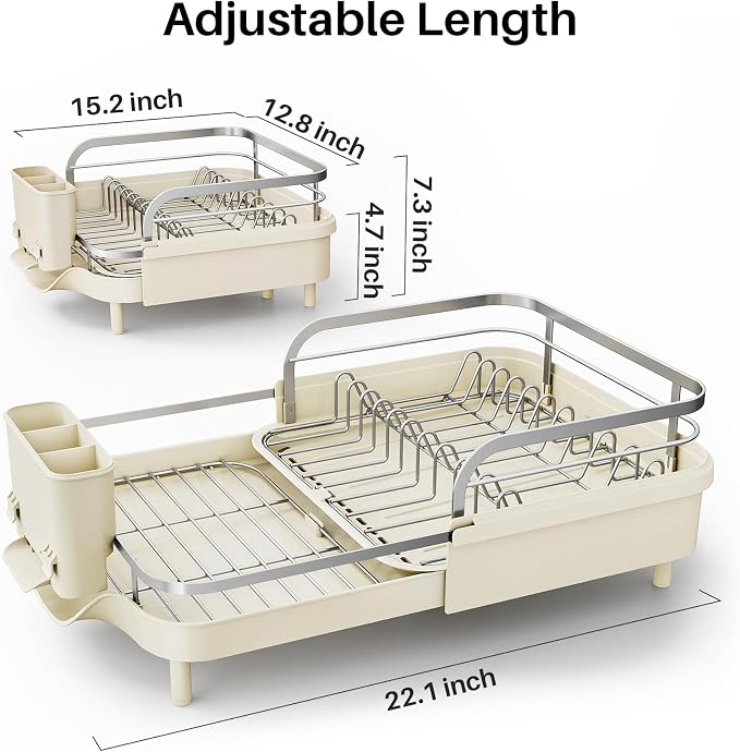 SNTD Expandable Dish Drying Rack - Image 2