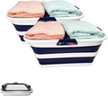 SAMMART 42 Collapsible Plastic Laundry Basket, Foldable Pop Up Storage by SAMMART
