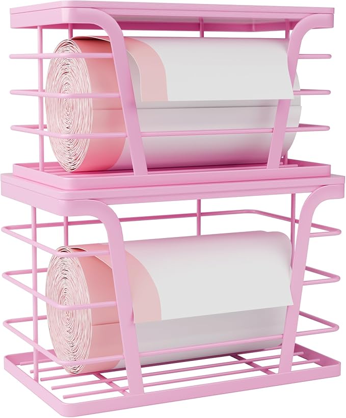TIDIIABODE 2 Pack Pink Trash Bag Holder by TrashBagHolder