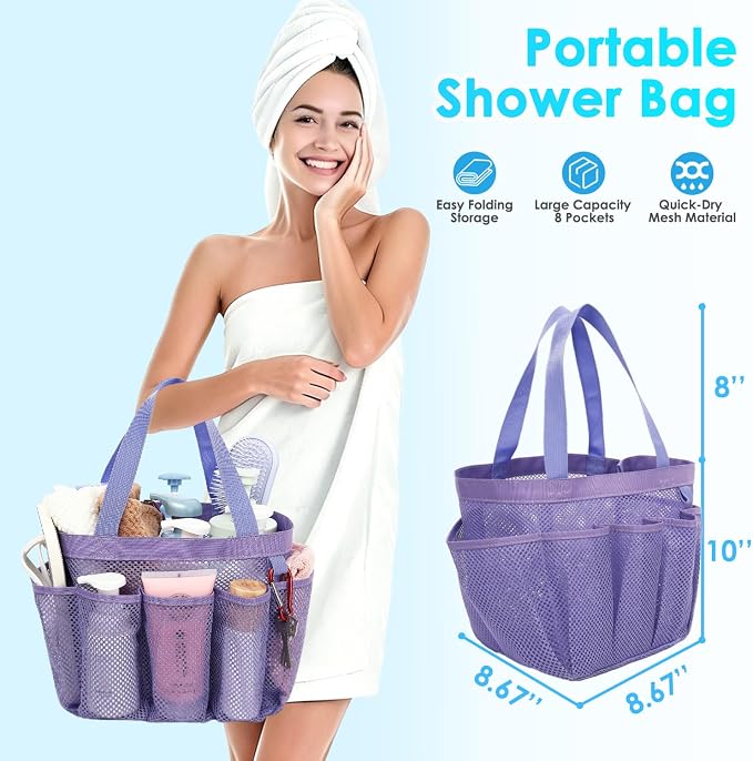 Fammart Mesh Shower Caddy Portable - Image 2