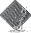 ZLR 4-in-1 Silicone Mat: Air Fryer & Coffee Maker, Dark Gray | Dish Drying Mat by ZLR