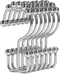 Shower Curtain Hooks, Goowin Shower Curtain Rings, Stainless Steel Shower by Goowin