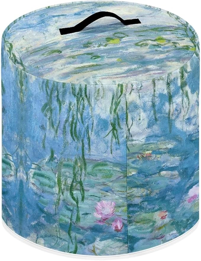 Art Starry Night Pressure Cooker Cover, 8 Quart, Durable Polyester, Water Repellent, Blue