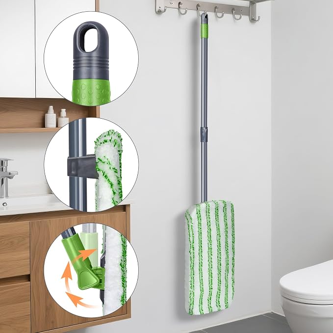 Hardwood Floor Mop, Extended Large Flat Floor Mop - Image 7