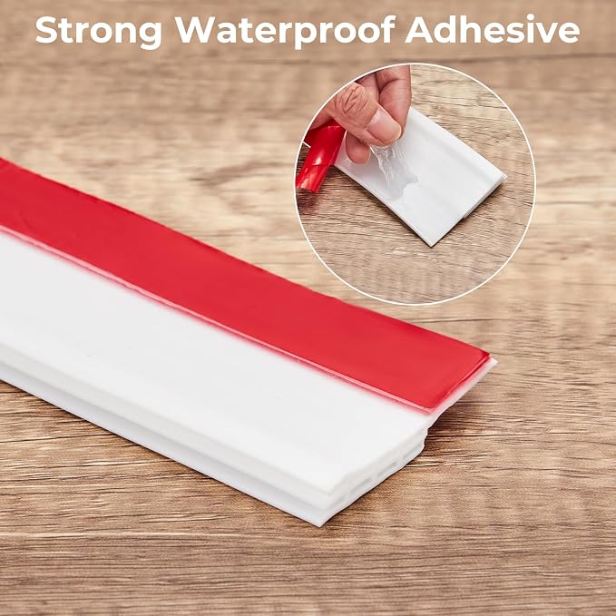 Ohuhu Door Draft Stopper, for interior exterior doors, 3-layer soundproof - Image 3