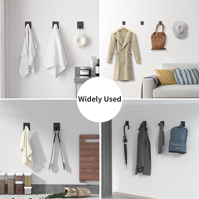 8 Pack Adhesive Towel Hooks - Image 6