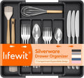 Lifewit Expandable Silverware Drawer Organizer, Kitchen Utensil Tray | BPA-free by Lifewit