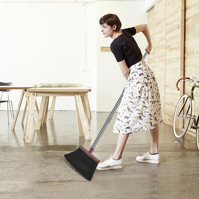 Upgrade Broom and Dustpan Set, Self-Cleaning - Image 5