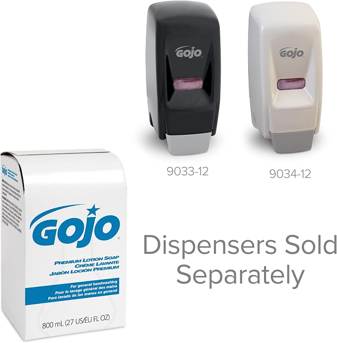 GOJO 800 Series Lotion Soap Refill, 12ct x 800 mL - Image 5